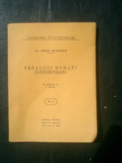 Pedagogi romani contemporani - Heinz Brandsch