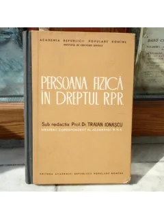 Persoana fizica in dreptul R.P.R , Traian Ionascu , 1963