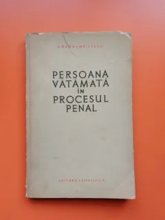 Persoana vatamata in procesul penal - Gheorghe Elian