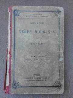 Petite histoire des temps modernes - Victor Duruy  (carte in limba franceza)