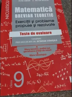 Petre Simion, Victor Nicolae - Matematica, clasa a IX-a. Breviar Teoretic