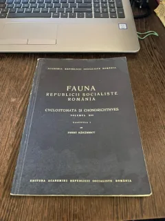Petru Banarescu Fauna Republicii Socialiste Romania. Cyclostomata si Chondrichthyes Volumul XII Fascicula 1