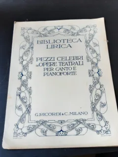 PEZZI CELEBRIDI OPERE TEATRALI PER CANTO E PIANOFORTE, LA FORZA DEL DESTINO - VERDI