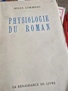 Physiologie du roman - Nelly Cormeau
