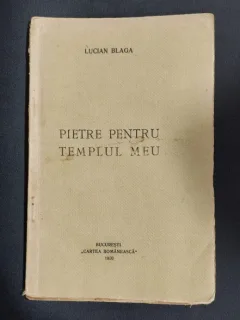 PIETRE PENTRU TEMPLUL MEU-LUCIAN BLAGA