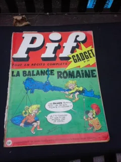 Pif Gadget nr.187, text in limba franceza