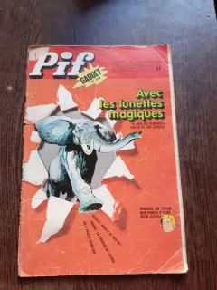 PIF GADGET NR.348, AVEC LES LUNETTES MAGIQUES