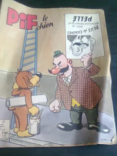 PIF LE CHIEN NR. 57  (REVISTA BENZI DESENATE, TEXT IN LIMBA FRANCEZA)