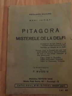 PITAGORA -MISTERELE DE LA DELFI-EDOUARD SCHURE