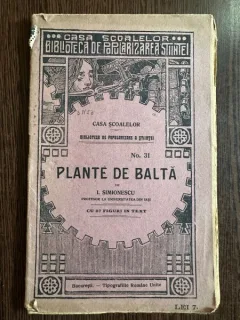 Plante de balta - I. Simionescu