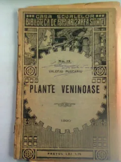 PLANTE VENINOASE - VALERIU PUSCARIU
