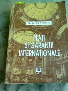 PLATI SI GARANTII INTERNATIONALE - MARIANA NEGRUS