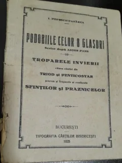 Podobiile celor 8 glasuri scrise dupa Anton Pann - I. Popescu Pasarea