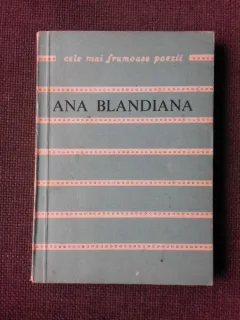 POEME - ANA BLANDIANA cu dedicatie pentru Petru Vintila