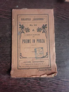 POEME IN PROZA - CHARLES BAUDELAIRE