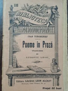 Poeme in proza - Ivan Turgheniev