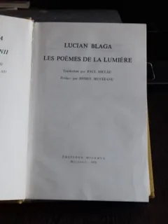 POEMELE LUMINII - LUCIAN BLAGA