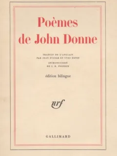 POEMES DE JOHN DONNE  (CARTE IN LIMBA FRANCEZA)