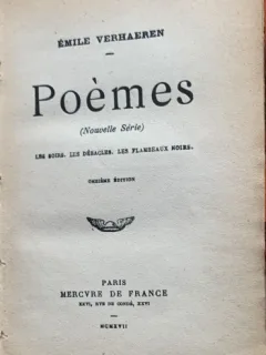 Poemes - Emile Verhaeren