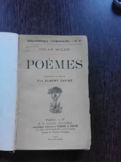 POEMES - OSCAR WILDE  (CARTE IN LIMBA FRANCEZA)