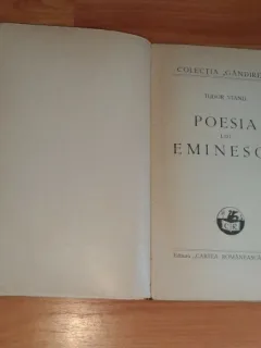 POESIA LUI EMINESCU-TUDOR VIANU