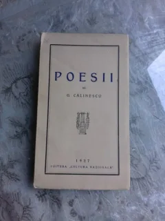 Poesii - George Calinescu/ 1937, princeps