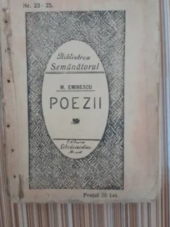 Poesii - M. Eminescu  Biblioteca Semanatorul