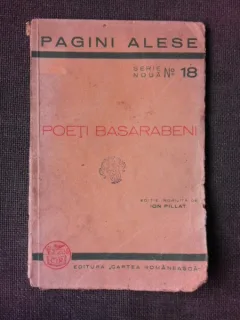 POETI BASARABENI, CULEGERE DE ION PILLAT
