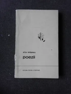 POEZII - ARTUR ENASESCU  (DIN BIBLIOTECA LUI PETRU VINTILA, CU SEMNATURA ACESTUIA)