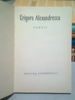 POEZII - GRIGORE ALEXANDRESCU