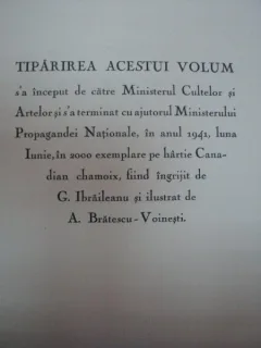 Poezii M.Eminescu, Editie ingrijita de G.Ibraileanu, ilustratii de A. Bratescu Voinesti