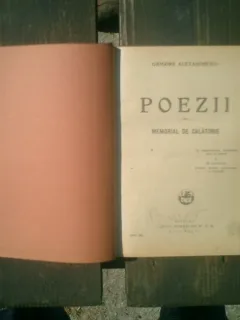 Poezii Memorial de calatorie - Grigore Alexandrescu