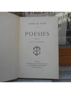 Poezii , Poesies , Alfred de Vigny