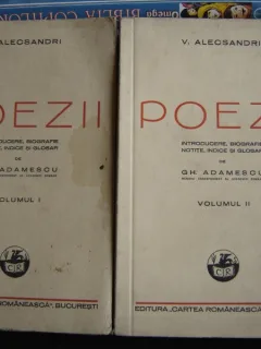 POEZII - V. ALECSANDRI  2 VOLUME