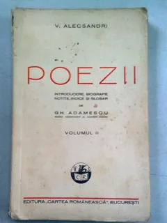 POEZII - VASILE ALECSANDRI   VOLUMUL II