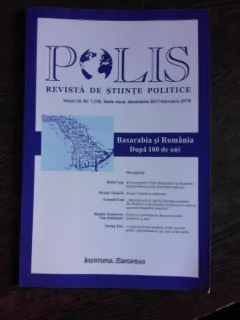 POLIS, REVISTA DE STIINTE POLITICE , VOLUM VI, NR.1(19), DECEMBRIE 2017-FEBRUARIE 2018