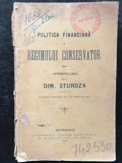 POLITICA FINANCIARA A REGIMULUI CONSERVATOR