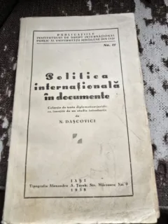 Politica Internationala in Documente - N. Dascovici