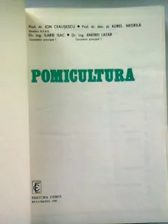 POMICULTURA - ION CEAUSESCU