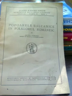 Popoarele balcanicein folklorul romanesc - Artur Gorovei