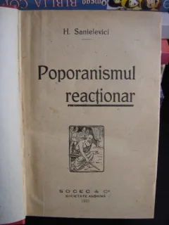 POPORANISMUL REACTIONAR - H. SANIELEVICI