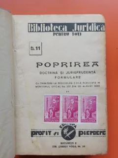 POPRIREA. DOCTRINA SI JURISPRUDENTA - CONSTANTIN VICOL