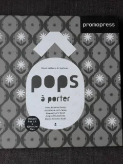 POPS A PORTER, FLORAL PATTERNS &TEXTURES, CU CD (ALBUM DESENE CU MOTIVE FLORALE)