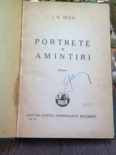 Portrete si amintiri - I.G. Duca