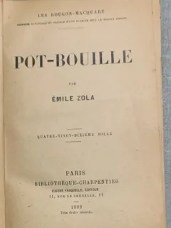 Pot - Bouille - Emile Zola