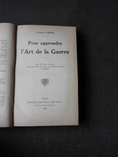 POUR APPRENDRE LART DE LA GUERRE - GENERAL CAMON  (CARTE IN LIMBA FRANCEZA)