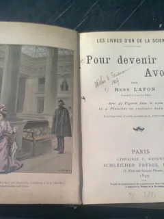 POUR DEVENIR AVOCAT - RENE LAFON  (CARTE IN LIMBA FRANCEZA)