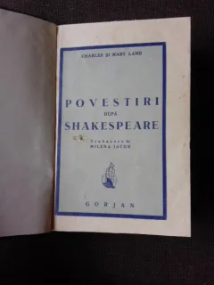 POVESTIRI DUPA SHAKESPEARE - CHARLES SI MARY LAMB, TRADUCERE DE MILENA IACOB