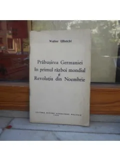 PRABUSIREA GERMANIEI IN PRIMUL RAZBOI MONDIAL SI REVOLUTIA DIN NOEMBRIE , WALTER ULBRICHT