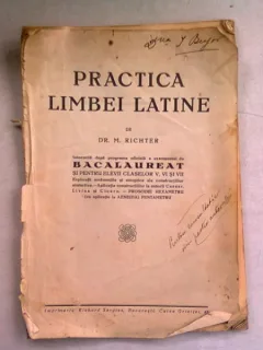 PRACTICA LIMBII LATINE - M. RICHTER